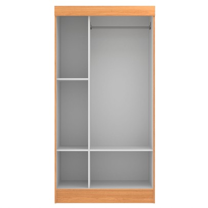 Guarda-Roupa Solteiro Berlim 2 Portas Cinnamomo - Evidencia Móveis