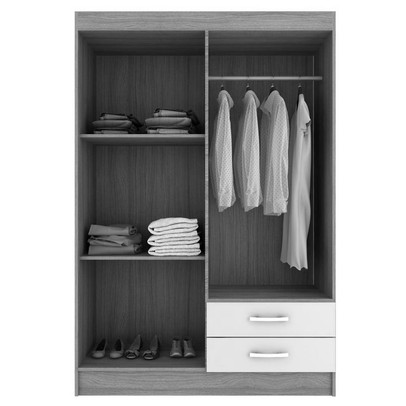 Guarda-Roupa Solteiro Atalaia 4 Portas Cinnamomo - Evidencia Móveis