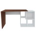 Mesa Escrivaninha Urban Ii Ipê/Branco - Artany Móveis