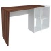 Mesa Escrivaninha Urban Ii Ipê/Branco - Artany Móveis