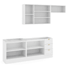 Cozinha Compacta Veneza 8 Portas 3 Gavetas 100% Mdf Americana Branco - Panorama Móveis