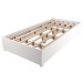 Base de Cama Box Solteiro Libia 88 X188 Cm Branco - Viero Móveis