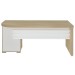 Mesa para Escritório Tamburato 4 Gavetas Carvalho/Branco - Artany Móveis