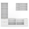 Cozinha Completa Miami 9 Portas 5 Gavetas 100% Mdf Americana Branco - Panorama Móveis