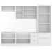 Cozinha Completa Orlando 10 Portas 5 Gavetas 100% Mdf Americana Branco - Panorama Móveis