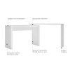 Mesa para Escritório Branco - Pnr Móveis