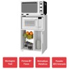 Armário de Cozinha 1 Porta Fruteira Branco Fosco - Pnr Móveis