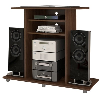 Rack para TV Até 32 Polegadas Cipó 2 Prateleiras Café - Jcm Móveis