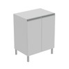 Armário Multiuso 59,40 Cm 2 Portas Branco - Pnr Móveis