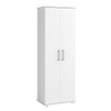 Armário Multiuso 60 Cm 2 Portas 6 Prateleiras Branco - Pnr Móveis