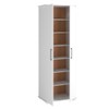 Armário Multiuso 60 Cm 2 Portas 6 Prateleiras Branco - Pnr Móveis