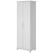 Armário Multiuso 60 Cm 2 Portas 9 Prateleiras Branco - Pnr Móveis