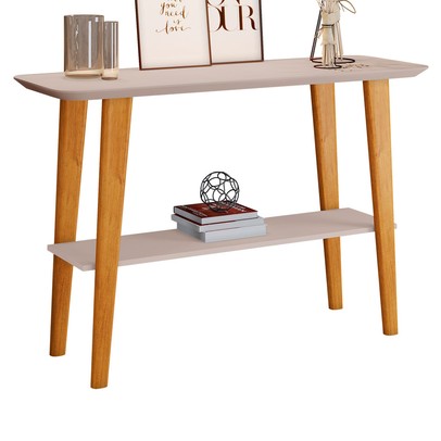 Aparador Formoso 1 Prateleira Off White/Cinamomo - Jcm Móveis