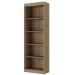 Estante para Livros 60 Cm 4 Prateleiras Avelã Tx/Avelã Tx Ho-2905 - Hecol Móveis