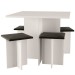 Mesa de Jantar 4 Lugares Branco - Hecol Móveis