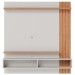Painel para TV Até 65 Polegadas Juriti 2 Portas 2 Prateleiras Off White Matte/Freijó - Colibri