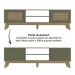 Rack para TV Até 75 Polegadas Charlotte 2 Portas Carvalho/Menta - Artely Móveis