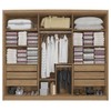 Guarda-Roupa Casal 6 Portas 6 Gavetas Nogueira/Macadamia N566 - Kappesberg