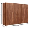 Armário Aéreo Cozinha 3 Portas Wengue Co14300 - Decibal