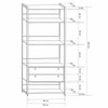 Closet Industrial 2 Gavetas Pinus 17302 - Olivar Móveis