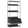 Closet Industrial 2 Gavetas Preto 17302 - Olivar Móveis