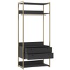 Closet Industrial 2 Gavetas Preto 17251 - Olivar Móveis