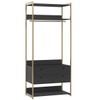 Closet Industrial 2 Gavetas Preto 17251 - Olivar Móveis