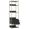 Closet Industrial 2 Gavetas Preto 17213 - Olivar Móveis