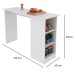 Bancada de Cozinha Ravenna 3 Prateleiras Branco - Jcarvalho