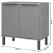 Armário de Cozinha Verace 80 Cm 2 Portas 1 Prateleira Marrocos/Off White - Mx Móveis