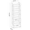 Estante para Livros Floripa 10 Prateleiras Branco  - Pnr Móveis