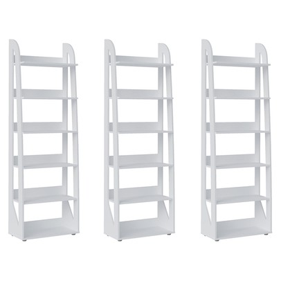 Estante para Livros Floripa 15 Prateleiras Branco - Pnr Móveis