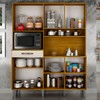Cozinha Compacta Pratic 8 Portas 1 Gaveta Cinamomo/Off White  - Chf Móveis