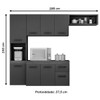 Cozinha Compacta Brisa 8 Portas 1 Gaveta Cinamomo/Off White - Chf Móveis