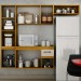 Cozinha Compacta Brisa 8 Portas 1 Gaveta Cinamomo/Off White - Chf Móveis