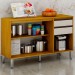 Balcão de Cozinha Eduarda 3 Portas 2 Gavetas Cinamomo/Off White - Chf Móveis
