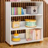 Cômoda Infantil Montessoriano 3 Prateleiras Branco - Olivar Móveis