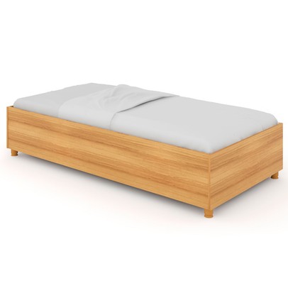 Cama Box de Solteiro Malta Cinamomo - Panorama Móveis