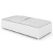 Cama Box de Solteiro Malta Branco - Panorama Móveis