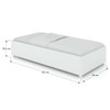 Cama Box de Solteiro Malta Branco - Panorama Móveis