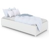 Cama Box de Solteiro Malta Branco - Panorama Móveis