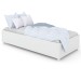 Cama Box de Solteiro Malta Branco - Panorama Móveis