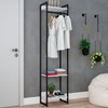 Closet Arara 3 Prateleiras Branco Chess/Preto 19219 - Compace