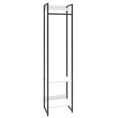 Closet Arara 3 Prateleiras Branco Chess/Preto 19219 - Compace