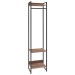 Closet Arara 3 Prateleiras Nogal/Preto 19219 - Compace