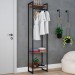 Closet Arara 3 Prateleiras Nogal/Preto 19219 - Compace