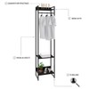 Closet Arara 3 Prateleiras Preto ônix/Preto 19219 - Compace