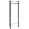 Closet Arara 3 Prateleiras Branco Chess/Preto 19223 - Compace