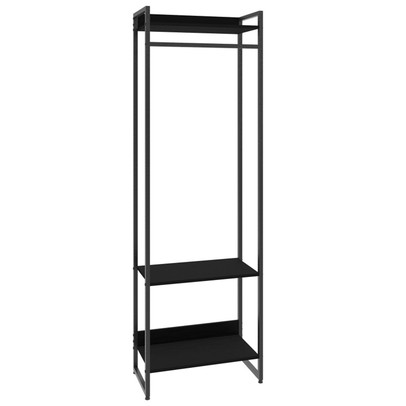 Closet Arara 3 Prateleiras Preto ônix/Preto 19223 - Compace