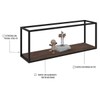 Nicho Decorativo Dynamica Nogal/Preto 19201 - Compace